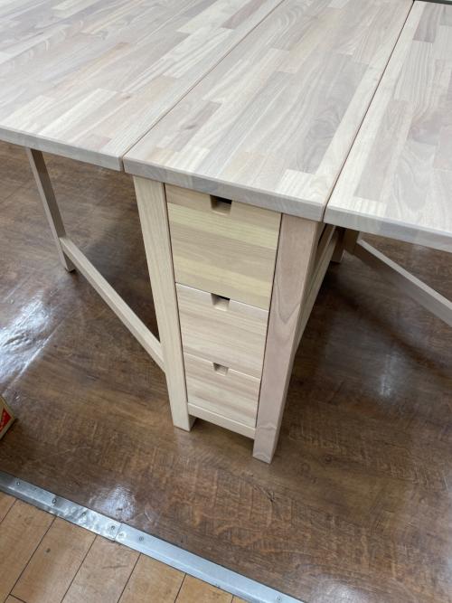 週末限定セール！【極美品】IKEA NORDEN ゲートレッグテーブル IKEA (イケア) ゲートレッグテーブル ナチュラル NORDEN｜トレファクONLINE