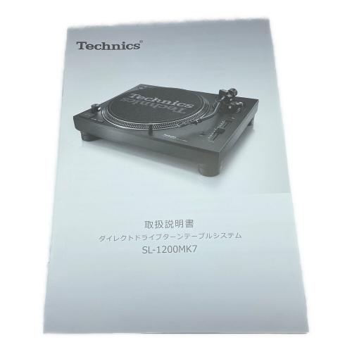 Technics (テクニクス) ターンテーブル SL-1200MK7 2020年製
