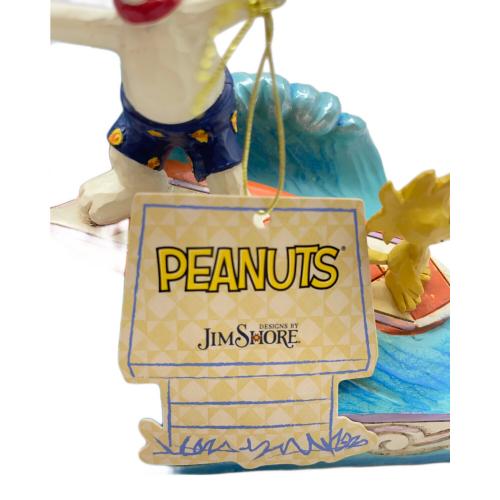 jim shore (ジムショアー) スヌーピー＆ウッドストック サーフィン フィギュア