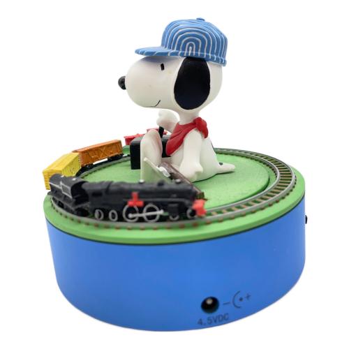 HALLMARK (ホールマーク)  Snoopy On The Right Track フィギュア アメリカンヴィンテージ 本体のみ 動作確認済み 2002年 レジン製