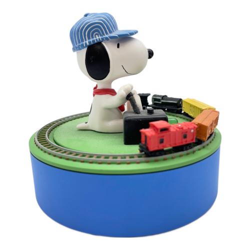 HALLMARK (ホールマーク)  Snoopy On The Right Track フィギュア アメリカンヴィンテージ 本体のみ 動作確認済み 2002年 レジン製