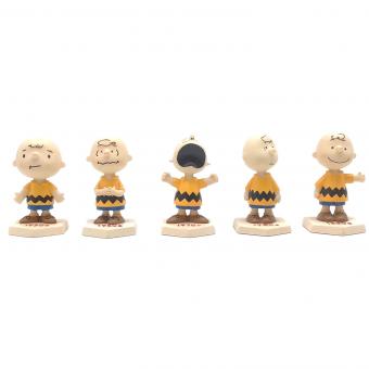 PEANUTS (ピーナッツ) CHARLIE BROWN THEN AND NOW 5P フィギュア