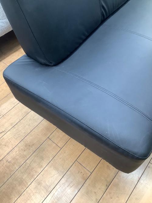 ニトリ 2人掛けソファー ブラック Ｎシールド 傷・汚れに強い