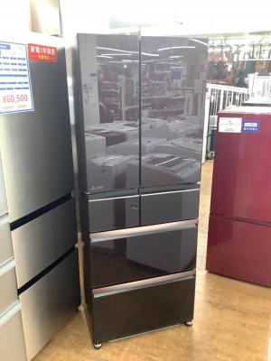 MITSUBISHI (ミツビシ) 6ドア冷蔵庫 MR-WX47LE-BR 2019年製 241 470L