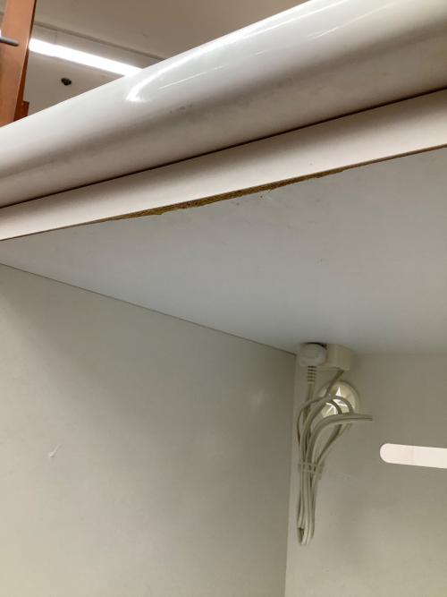 ニトリ キッチンカウンター ホワイト ポスティア90