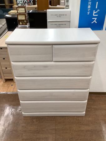 三友ファニチャー (サンユウファニチャー) チェスト 902 ホワイト ルアップ