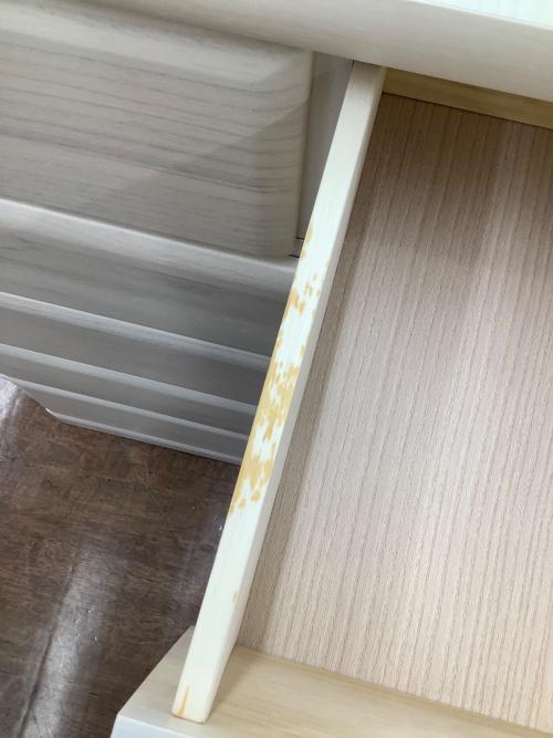 三友ファニチャー (サンユウファニチャー) チェスト 902 ホワイト ルアップ