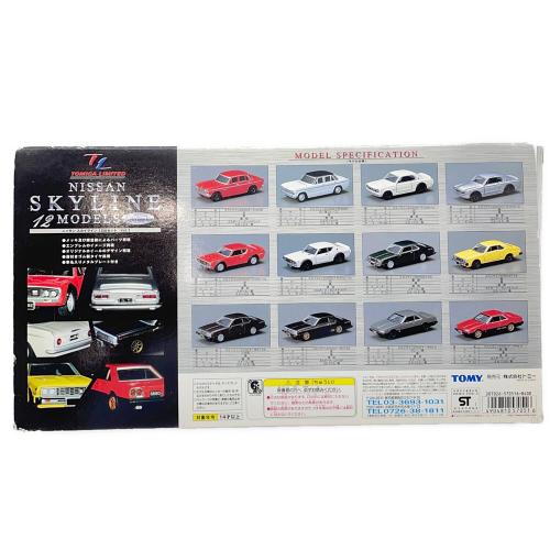 TOMY (トミー) TOMICA LIMITED（トミカリミテッド）トミカ 箱ダメージ有 NISSAN SKYLINE 12MODELS VOL.1