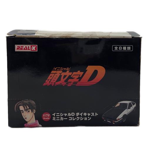 REAL X 頭文字D 1:72スケール ダイキャストミニカーコレクション ダイキャストカー 箱ダメージ有 10個セット