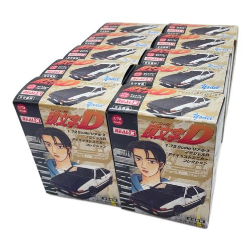 REAL X 頭文字D 1:72スケール ダイキャストミニカーコレクション ダイキャストカー 箱ダメージ有 10個セット