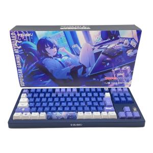 ぶいすぽっ! (ブイスポッ!) VSPO!GEAR ゲーミングキーボード 一ノ瀬うるはEdition ゲーミングキーボード 開封品/ESC・スペースキー交換済み