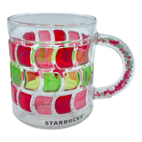 STARBUCKS COFFEE (スターバックスコーヒー) 耐熱グラスマグ 370ml オンライン限定 2024 ビーズハンドル