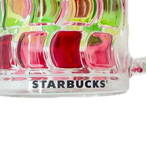 STARBUCKS COFFEE (スターバックスコーヒー) 耐熱グラスマグ 370ml オンライン限定 2024 ビーズハンドル