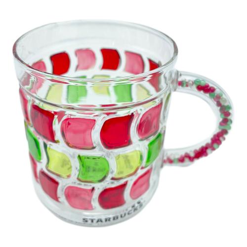 STARBUCKS COFFEE (スターバックスコーヒー) 耐熱グラスマグ 370ml オンライン限定 2024 ビーズハンドル
