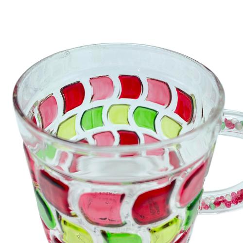 STARBUCKS COFFEE (スターバックスコーヒー) 耐熱グラスマグ 370ml オンライン限定 2024 ビーズハンドル