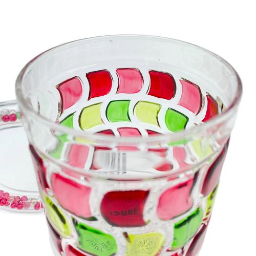 STARBUCKS COFFEE (スターバックスコーヒー) 耐熱グラスマグ 370ml オンライン限定 2024 ビーズハンドル