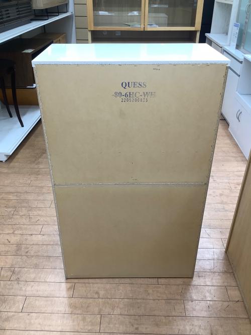 ニトリ 6段チェスト 42 ホワイト クエス