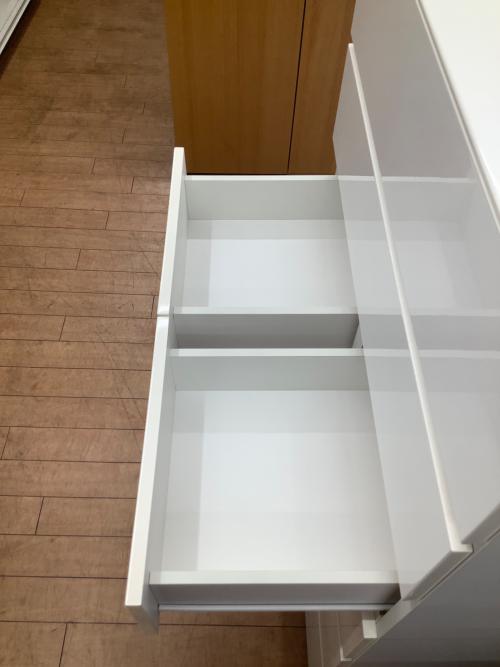 ニトリ 6段チェスト 42 ホワイト クエス