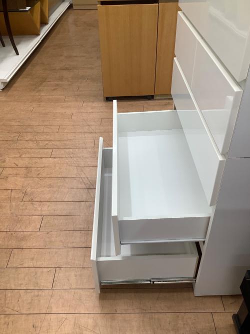 ニトリ 6段チェスト 42 ホワイト クエス