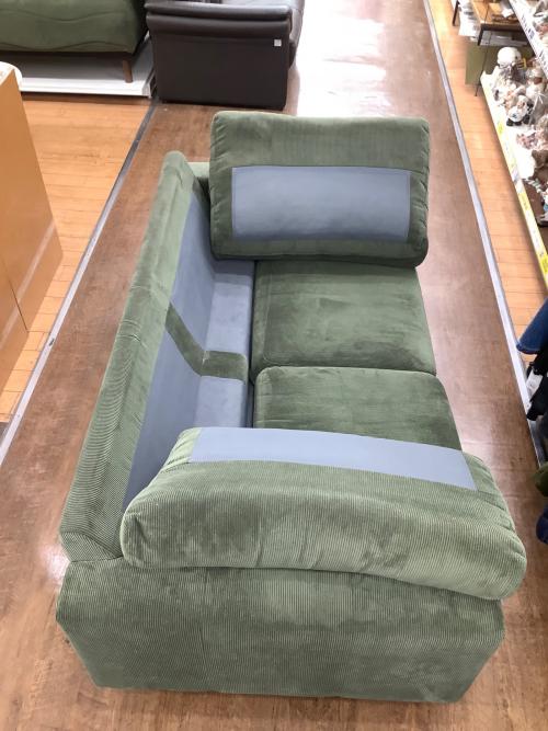 ニトリ 2.5人掛けソファー 314 グレー×ナチュラル アウロス