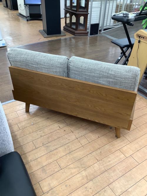 UNICO (ウニコ) 2人掛けソファー 149 グレー×ナチュラル ALBERO