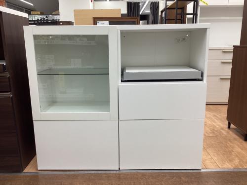 IKEA (イケア) キャビネット ホワイト BESTA