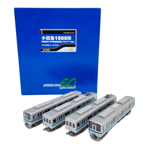 GREEN MAX (グリーンマックス) 小田急1000形（1092編成・地下鉄直通対応編成・ブランドマークなし） Nゲージ 基本4両セット（動力付き）