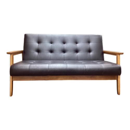 2人掛けソファー 56 ブラック