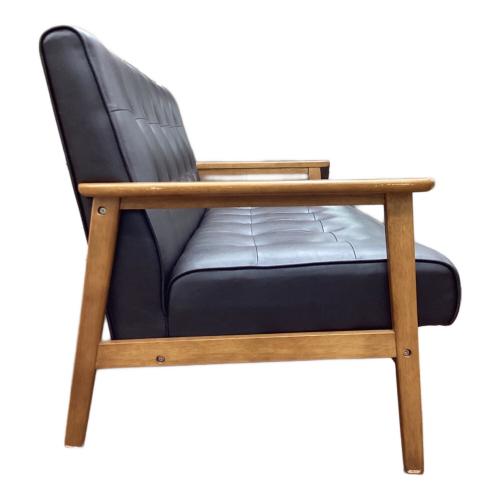 2人掛けソファー 56 ブラック