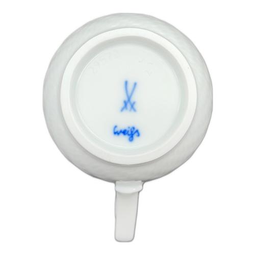 Meissen (マイセン) カップ&ソーサー 波の戯れホワイト