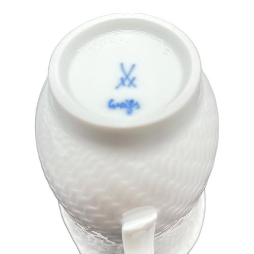 Meissen (マイセン) カップ&ソーサー 波の戯れホワイト