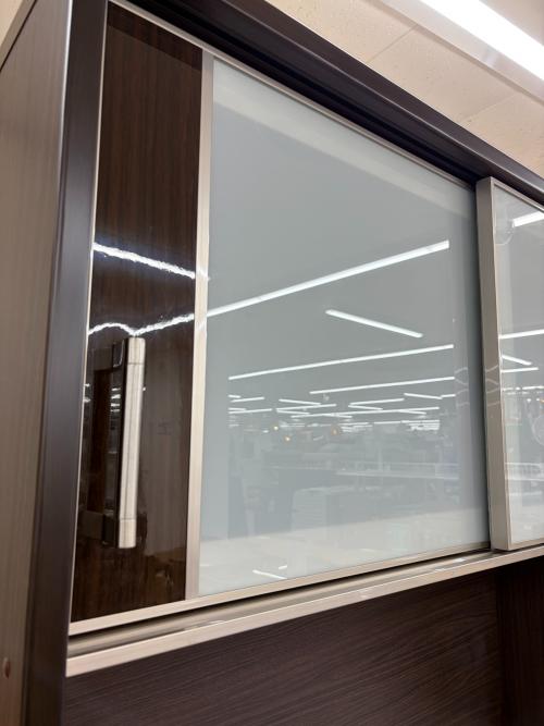 ニトリ キッチンボード ブラウン×ホワイト ポスティア 120