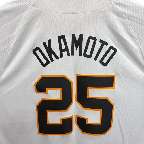 NIKE (ナイキ) 読売ジャイアンツ 【25】岡本 和真レプリカホームユニフォーム SIZE XL ホワイト ユニフォーム TGLM-07Z8 岡本和真