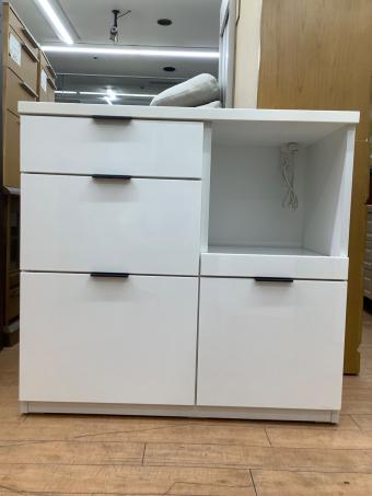 ニトリ キッチンボード ホワイト エトナ90