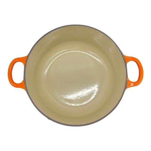 LE CREUSET (ルクルーゼ) ココット・ロンド オレンジ 20cm トラディション