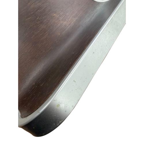 ADAL (アダル) カウンターチェアー ブラウン×シルバー