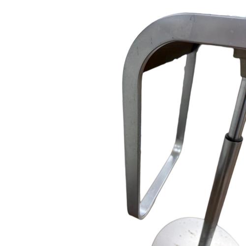 ADAL (アダル) カウンターチェアー ブラウン×シルバー