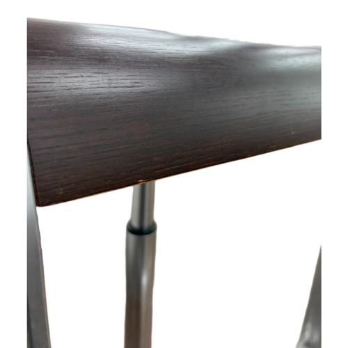 ADAL (アダル) カウンターチェアー ブラウン×シルバー