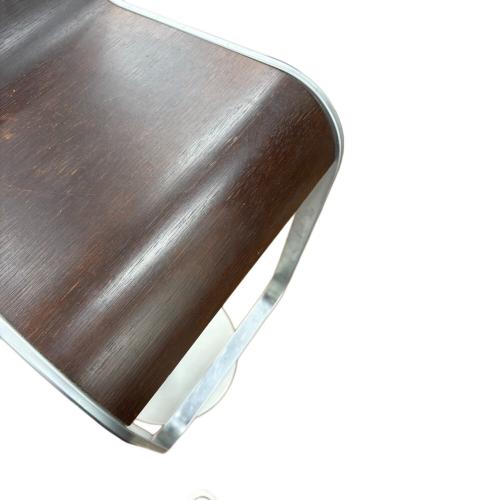 ADAL (アダル) カウンターチェアー ブラウン×シルバー