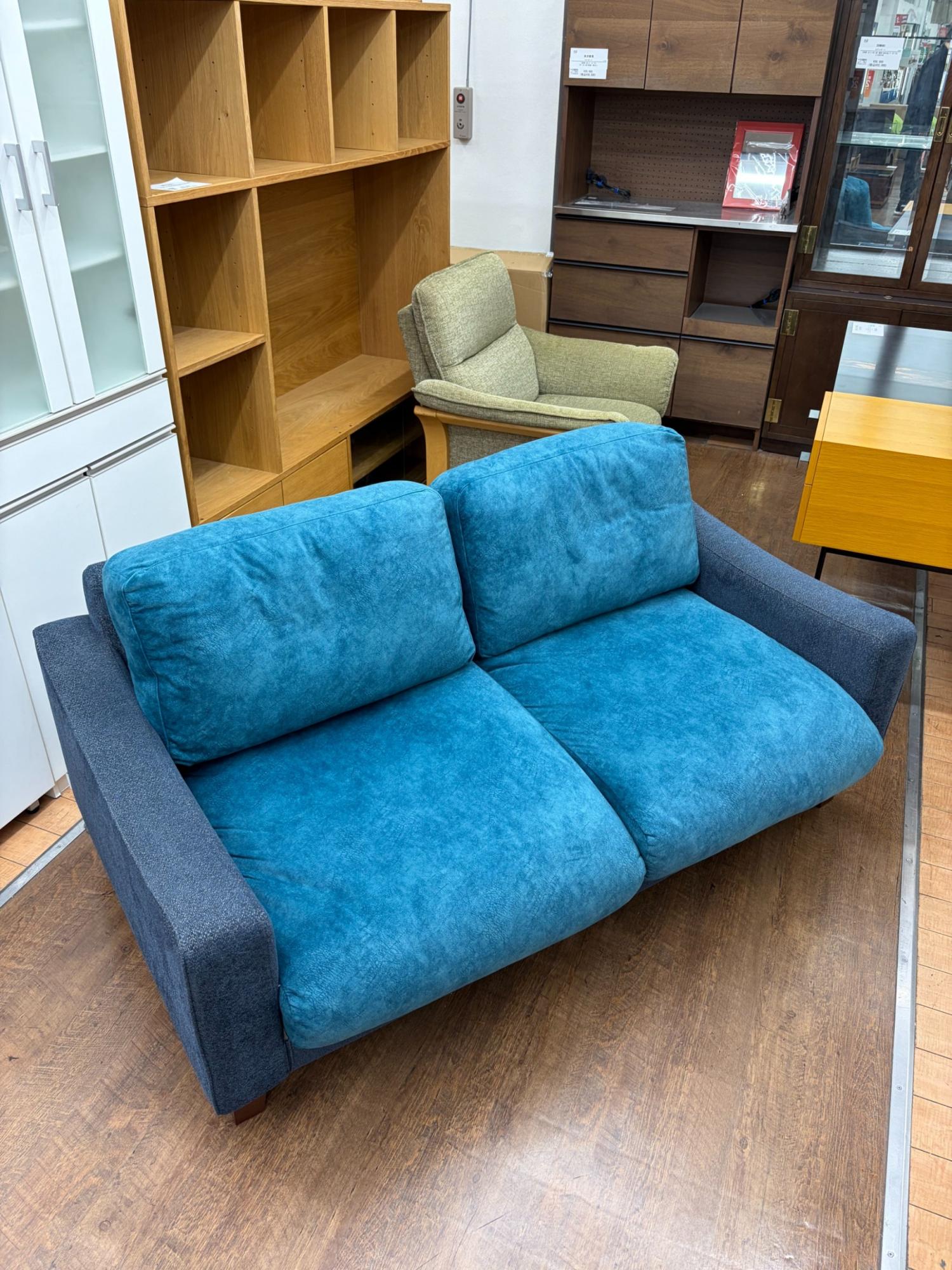 FLANNEL SOFA (フランネルソファ) 2.5人掛けソファー ブルー