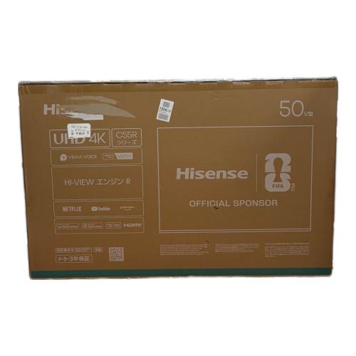 Hisense (ハイセンス) 4K液晶スマートテレビ 50C55R 2025年発売モデル 50インチ