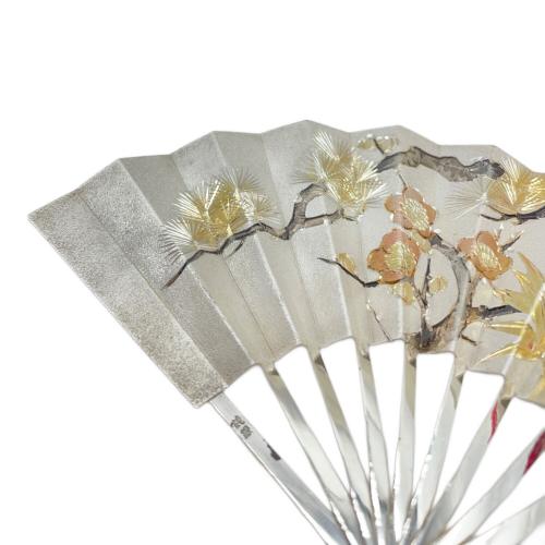 武比古作 (タケヒコ) 銀製置物