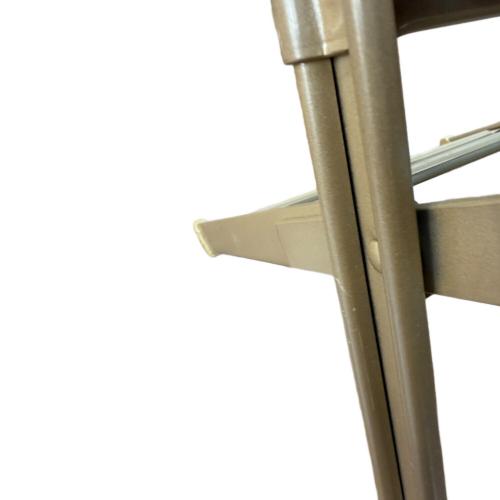 clarin (クラリン) 折りたたみチェアー 258 グレー FULL CUSHION FOLDING CHAIR