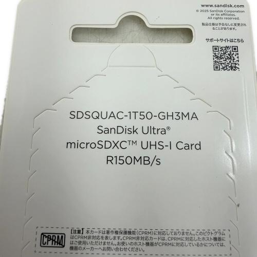 SANDISK (サンディスク) マイクロSD SDSQUAC-1T50-GH3MA 1.5TB