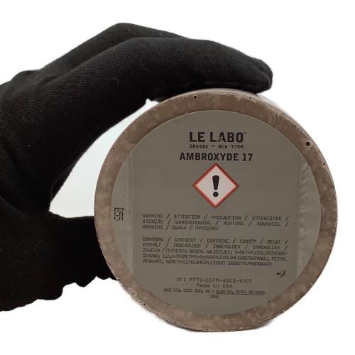 LE LABO (ル ラボ) アロマキャンドル AMBROXYDE 17