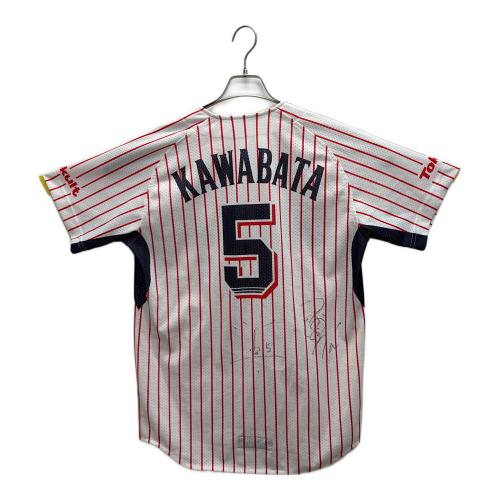 東京ヤクルトスワローズ (トウキョウヤクルトスワローズ) レプリカホームユニフォーム 背番号5  川端慎吾　SIZE FREE(XL相当）