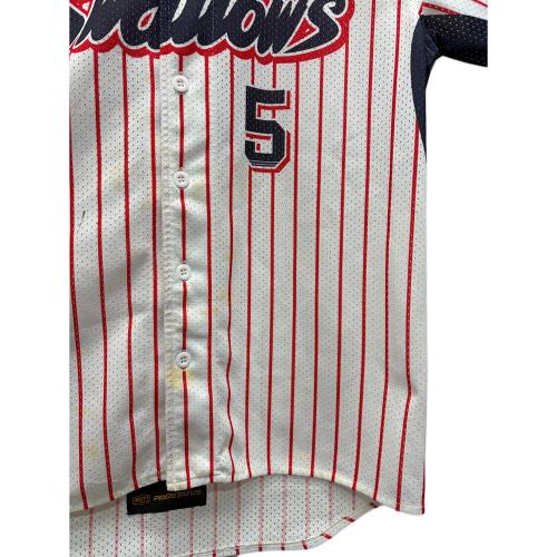東京ヤクルトスワローズ (トウキョウヤクルトスワローズ) レプリカホームユニフォーム 背番号5  川端慎吾　SIZE FREE(XL相当）