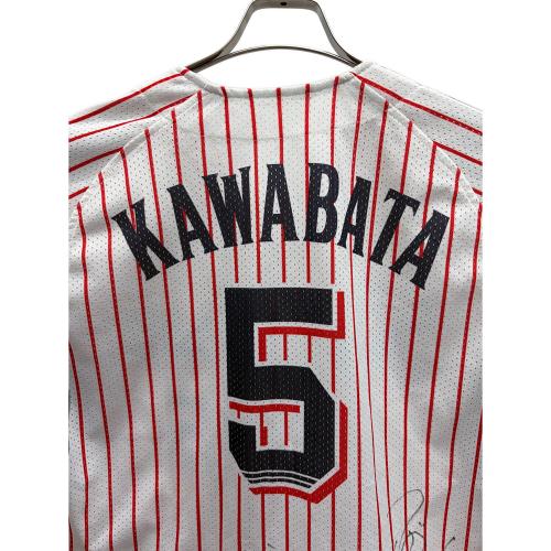 東京ヤクルトスワローズ (トウキョウヤクルトスワローズ) レプリカホームユニフォーム 背番号5  川端慎吾　SIZE FREE(XL相当）