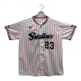 MAJESTIC 東京ヤクルトスワローズ (トウキョウヤクルトスワローズ) レプリカホームユニフォーム メンズ SIZE Free  #23 青木宣親