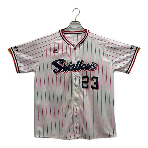 MAJESTIC 東京ヤクルトスワローズ (トウキョウヤクルトスワローズ) レプリカホームユニフォーム メンズ SIZE Free 	#23 青木宣親